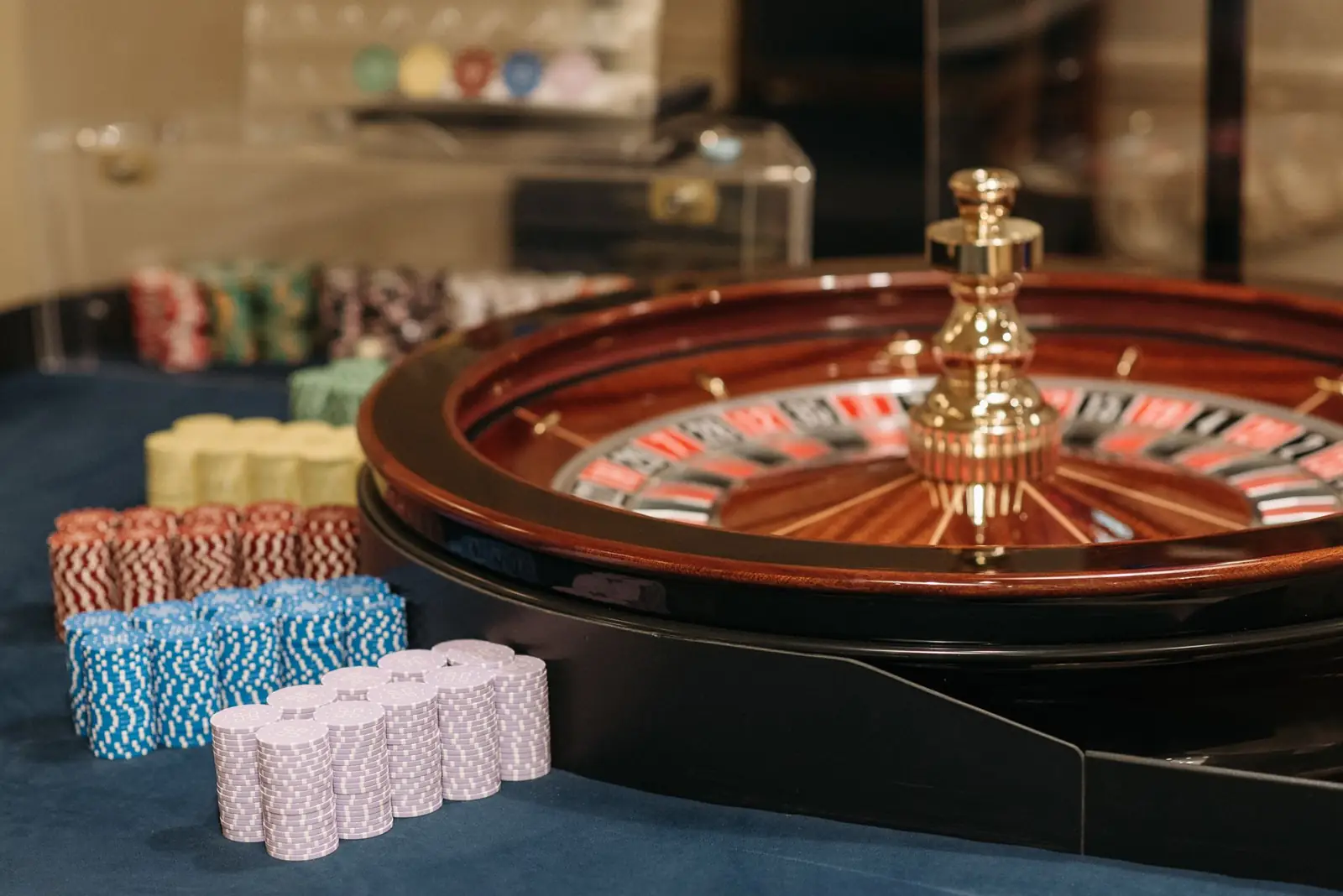 Casino floor at Merovellangrandlodge